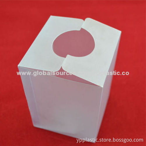 Clear Frosted PP Box with 0.18-1.0mm Thickness Range, Various Colors Available